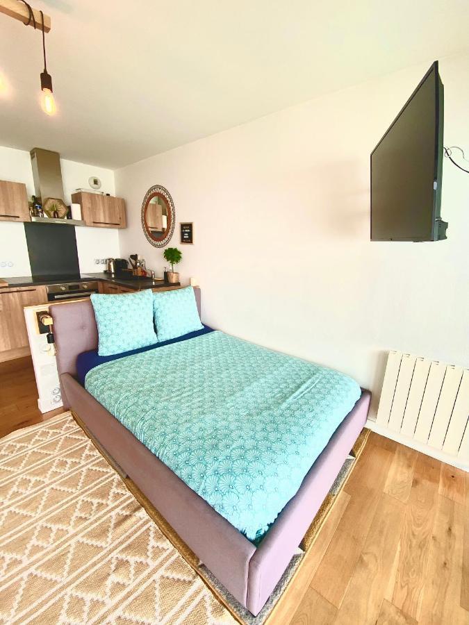 L'Iroizh Concarneau: Panoramic Sea View Studio with Beach Access Exterior photo